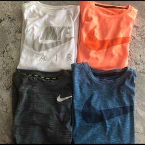 Bundle of 4 Kids Nike T-Shirts - 3 DriFit
